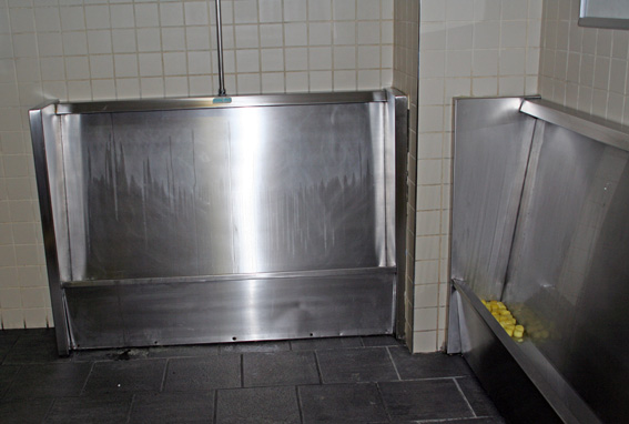The Urinals Of Chimney Viewing Tower